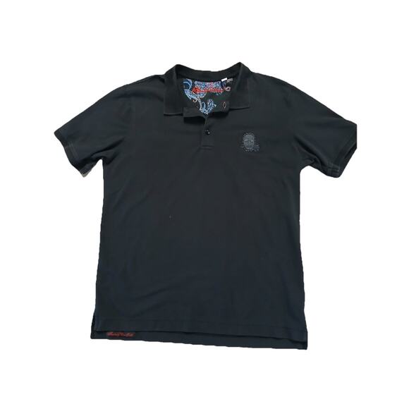 Robert Graham Other - Robert Graham Polo Shirt Mens Medium Skulls Cotton Classic Fit Short Sleeve